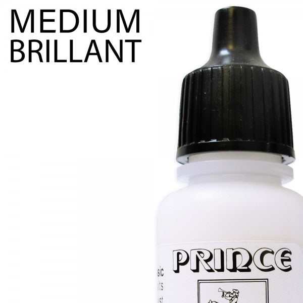 Auxiliaire peinture Prince August Classic - flacon 17 ml - 190 - Médium Brillant