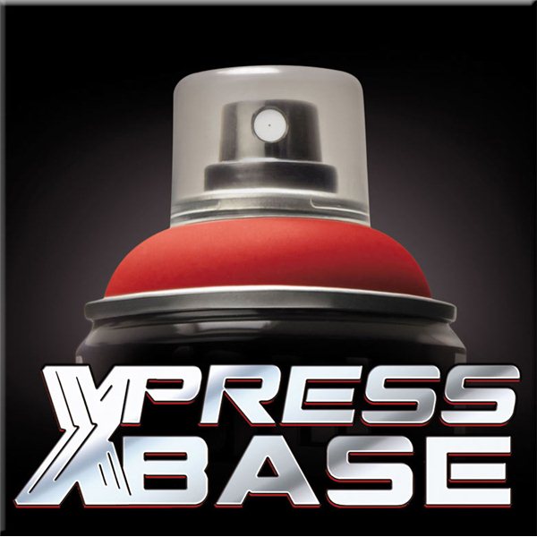 Bombe de peinture Xpress Base - aérosol 400 ml - Rouge sang