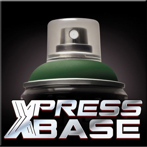 Bombe de peinture Xpress Base - aérosol 400 ml - Vert Infâme