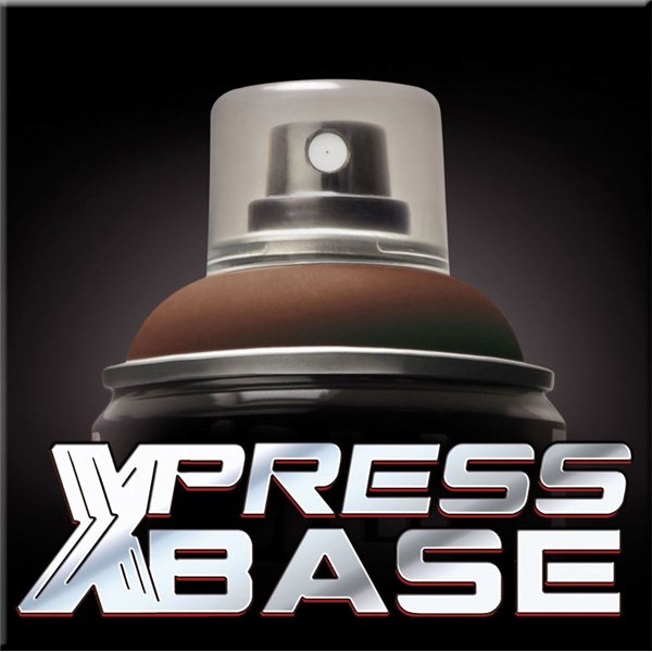 Bombe de peinture Xpress Base - aérosol 400 ml - Brun Sauvage