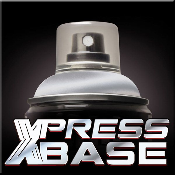 Bombe de peinture Xpress Base - aérosol 400 ml - Argent Cotte de Mailles