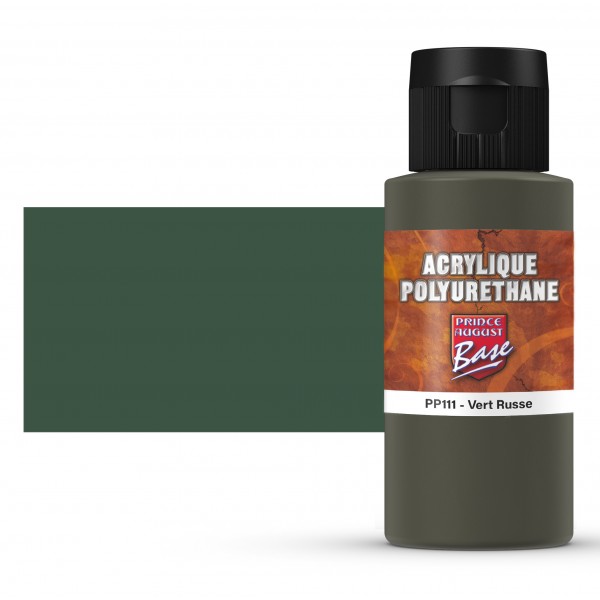 Peinture acrylique Prince August Polyuréthane - flacon 60 ml - Vert Russe