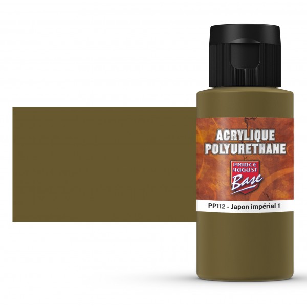 Peinture acrylique Prince August Polyuréthane - flacon 60 ml - Armée Impériale Japonaise 1