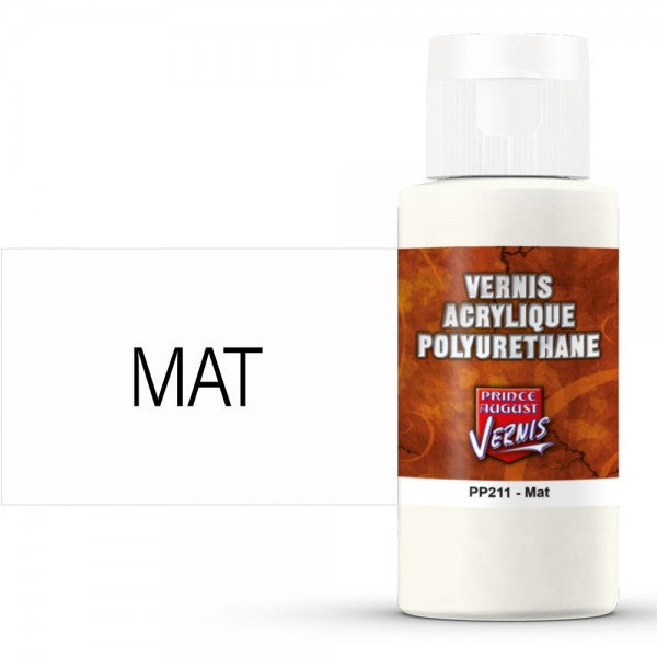 Vernis Prince August Polyuréthane - flacon 60 ml - Vernis Mat