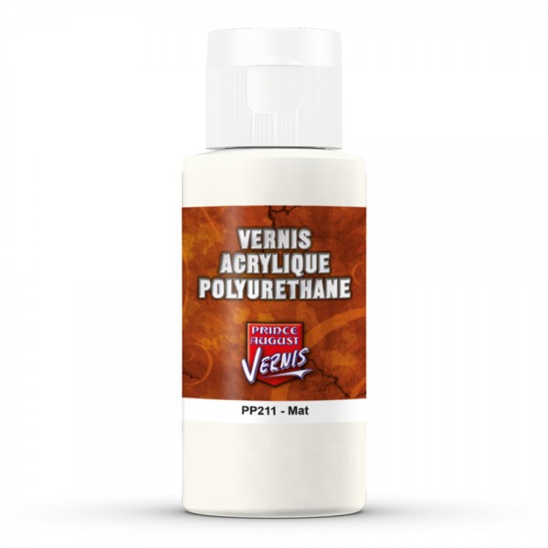 Vernis Prince August Polyuréthane - flacon 60 ml - Vernis Mat