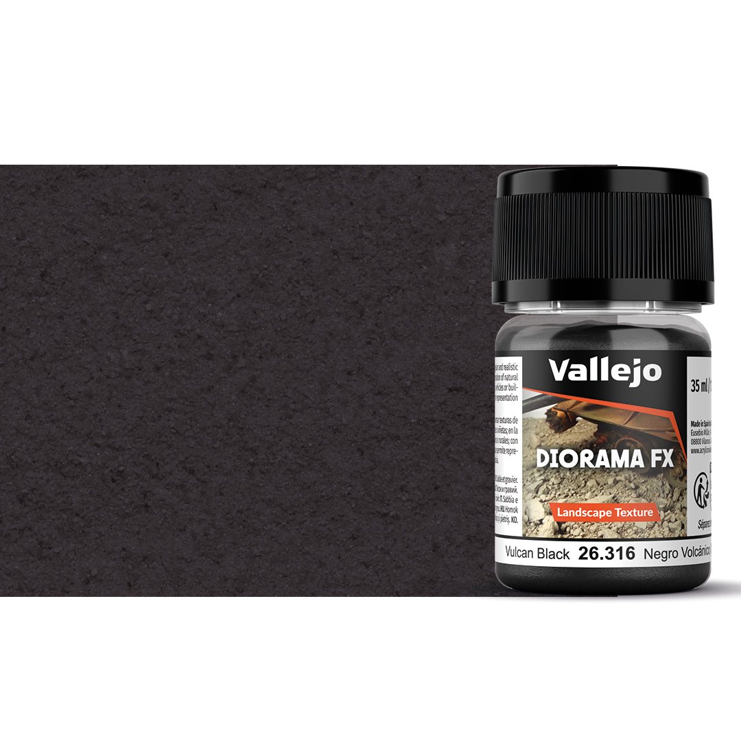 Prince August - Noir Volcan - Vulcan Black (0.1-0.6 mm) 35ml