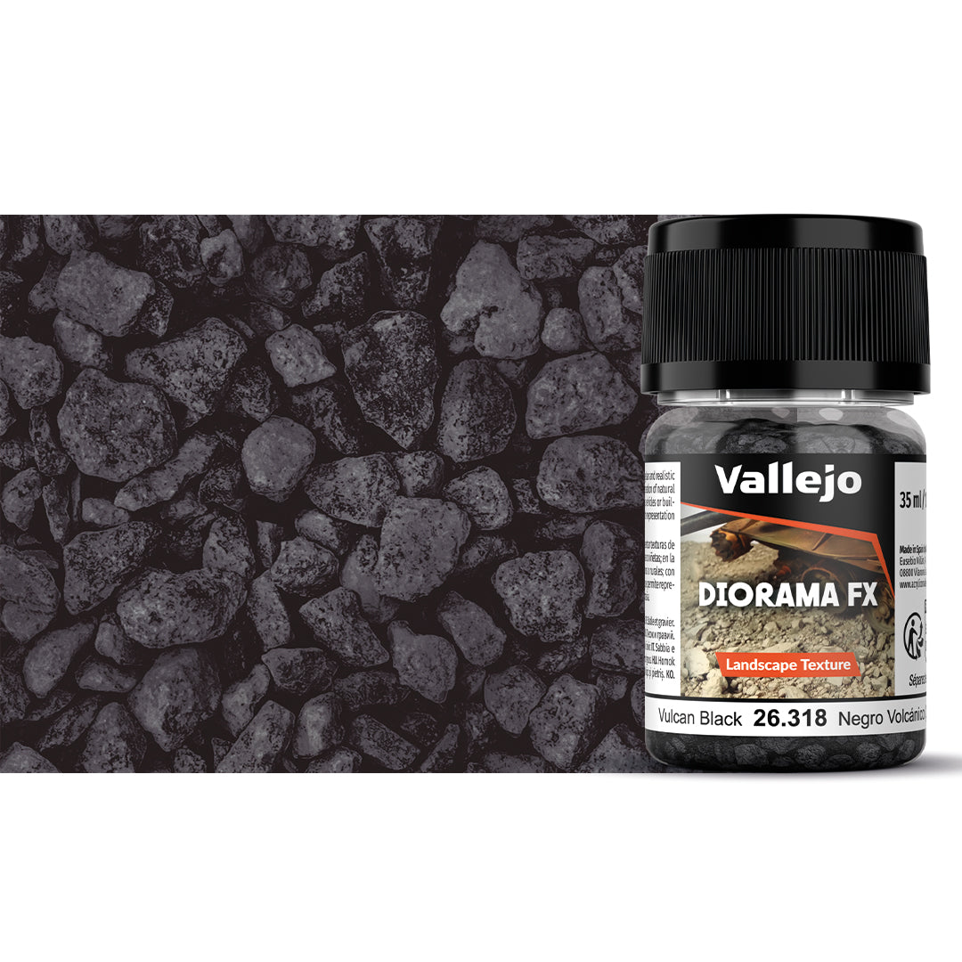 Prince August - Noir Volcan - Vulcan Black (2-5 mm) 35ml