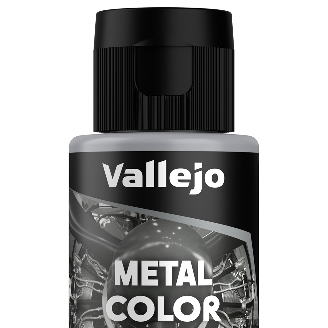 Peinture acrylique Prince August Metal Color - flacon 32 ml - Aluminium