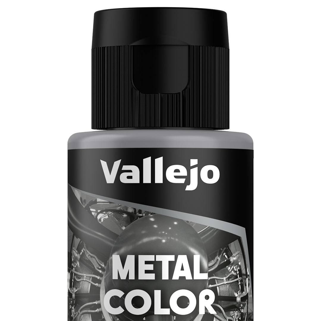 Peinture acrylique Prince August Metal Color - flacon 32 ml - Duralumin