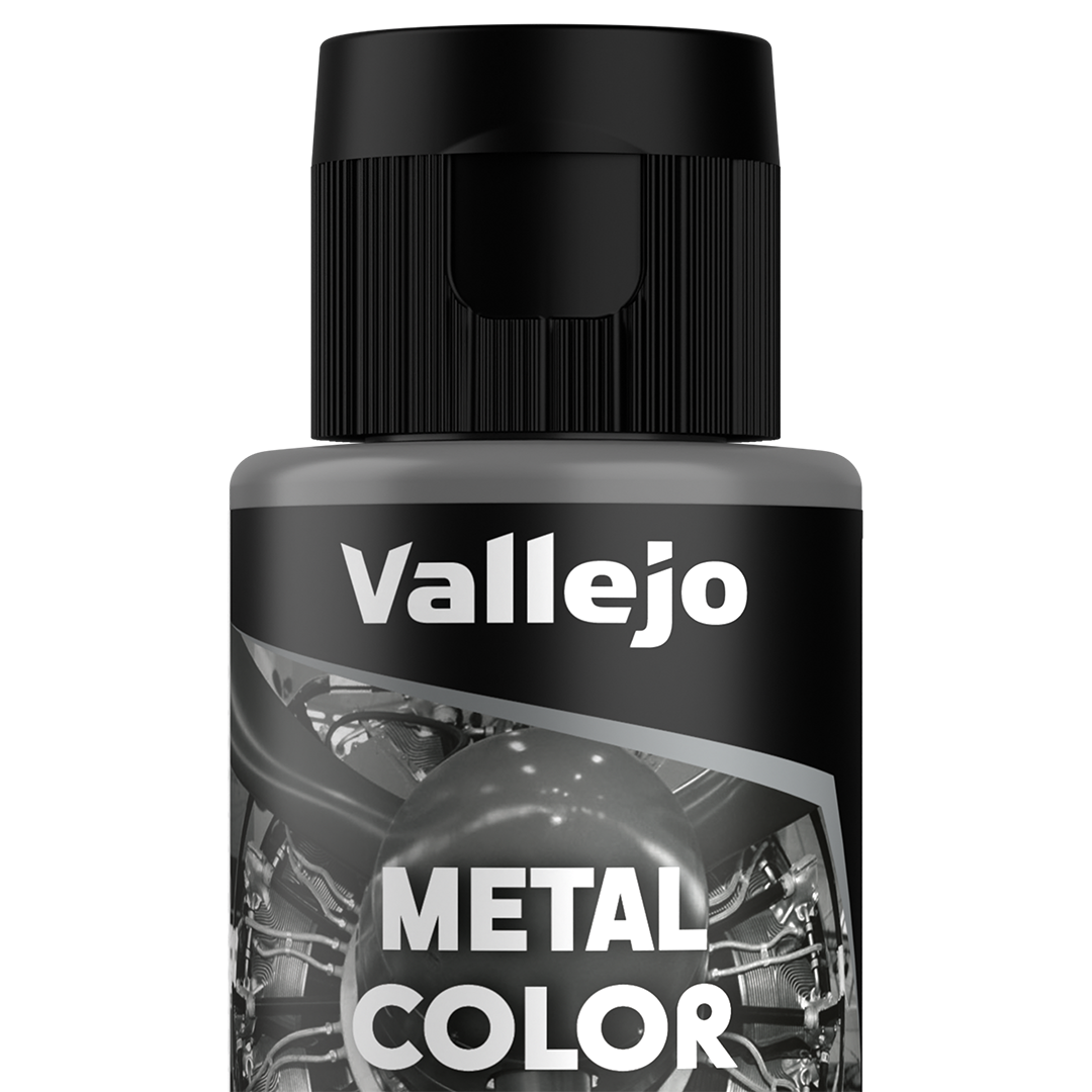 Peinture acrylique Prince August Metal Color - flacon 32 ml - Aluminium foncé