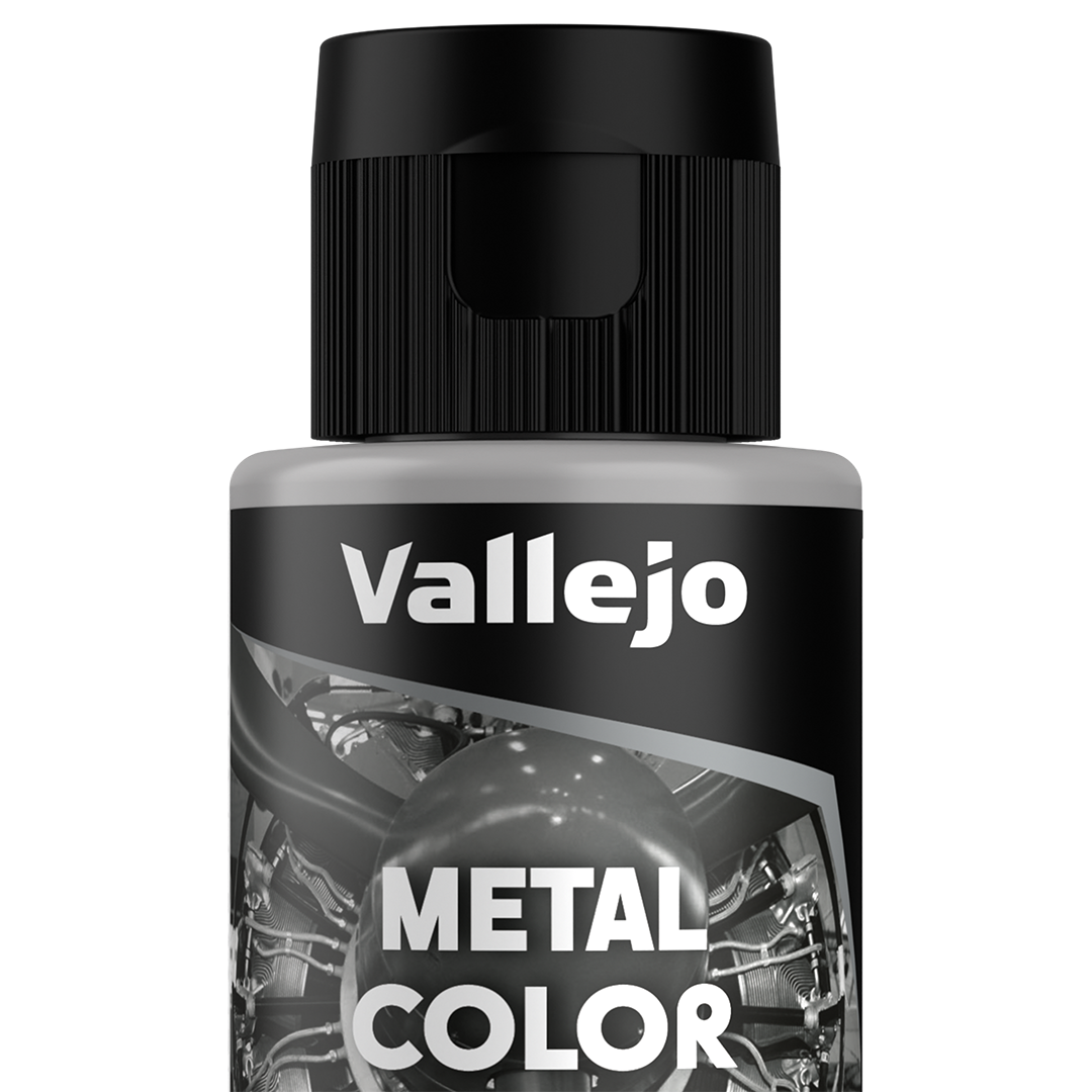 Peinture acrylique Prince August Metal Color - flacon 32 ml - Chrome