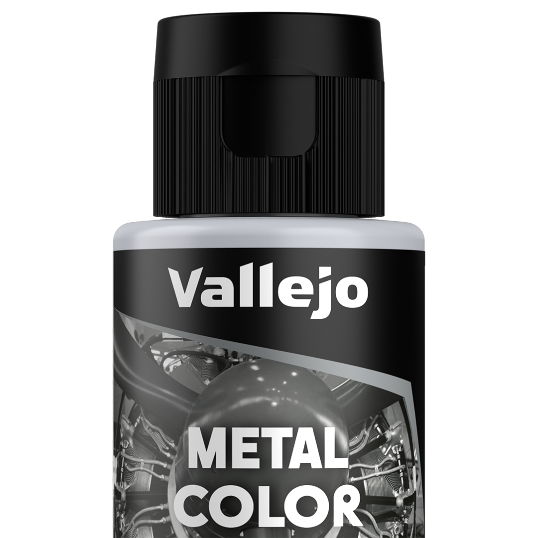 Peinture acrylique Prince August Metal Color - flacon 32 ml - Aluminium satiné