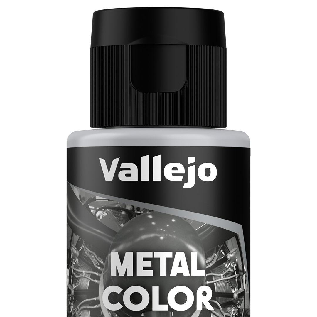 Peinture acrylique Prince August Metal Color - flacon 32 ml - Aluminium mat