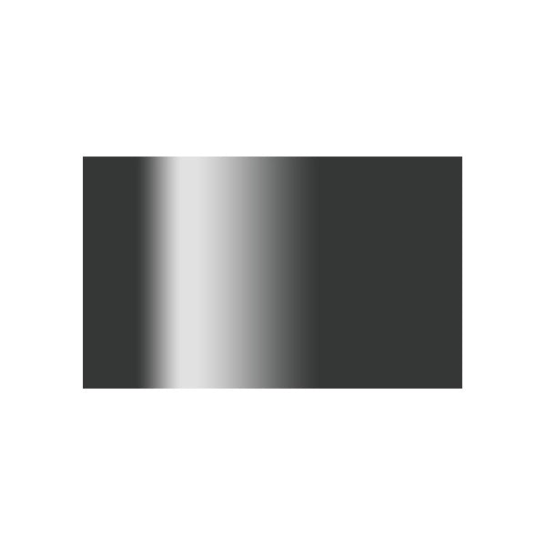 Peinture acrylique Prince August Metal Color - flacon 32 ml - Gris métallisé