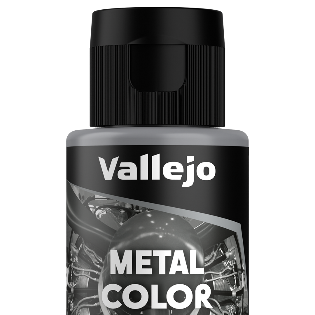 Peinture acrylique Prince August Metal Color - flacon 32 ml - Argent