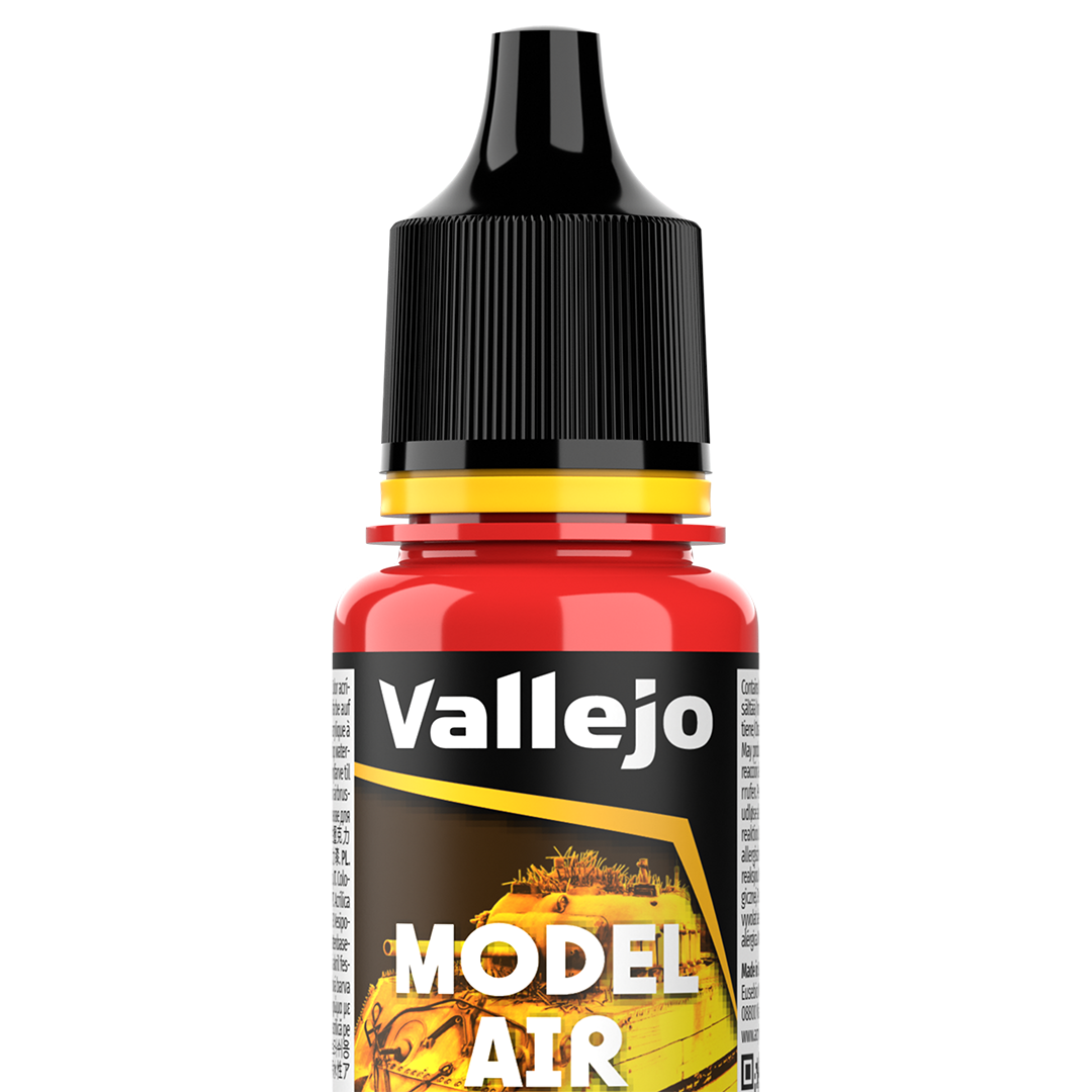 Peinture acrylique Prince August Model Air - flacon 18 ml - Rouge - Red RLM23