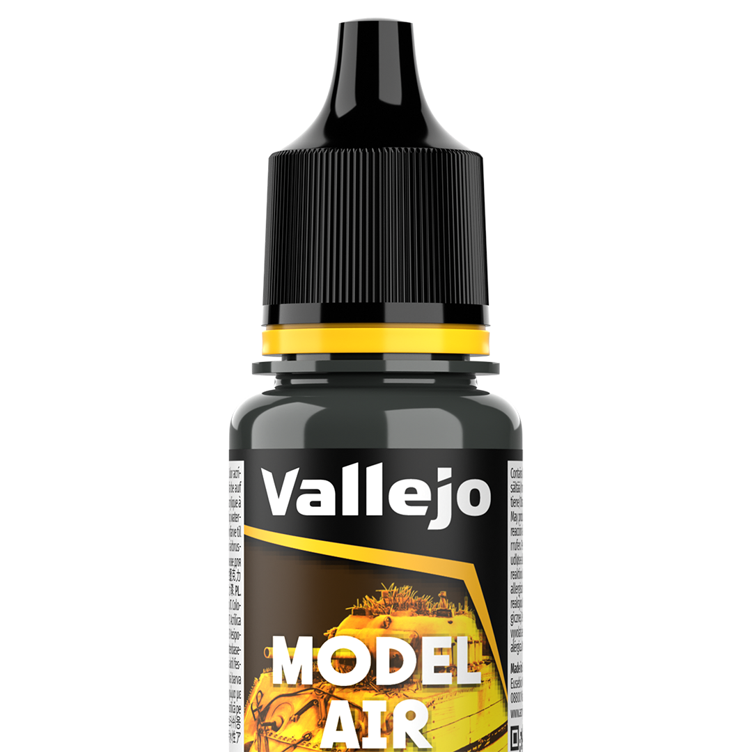 Peinture acrylique Prince August Model Air - flacon 18 ml - Vert Olive - Olive Green
