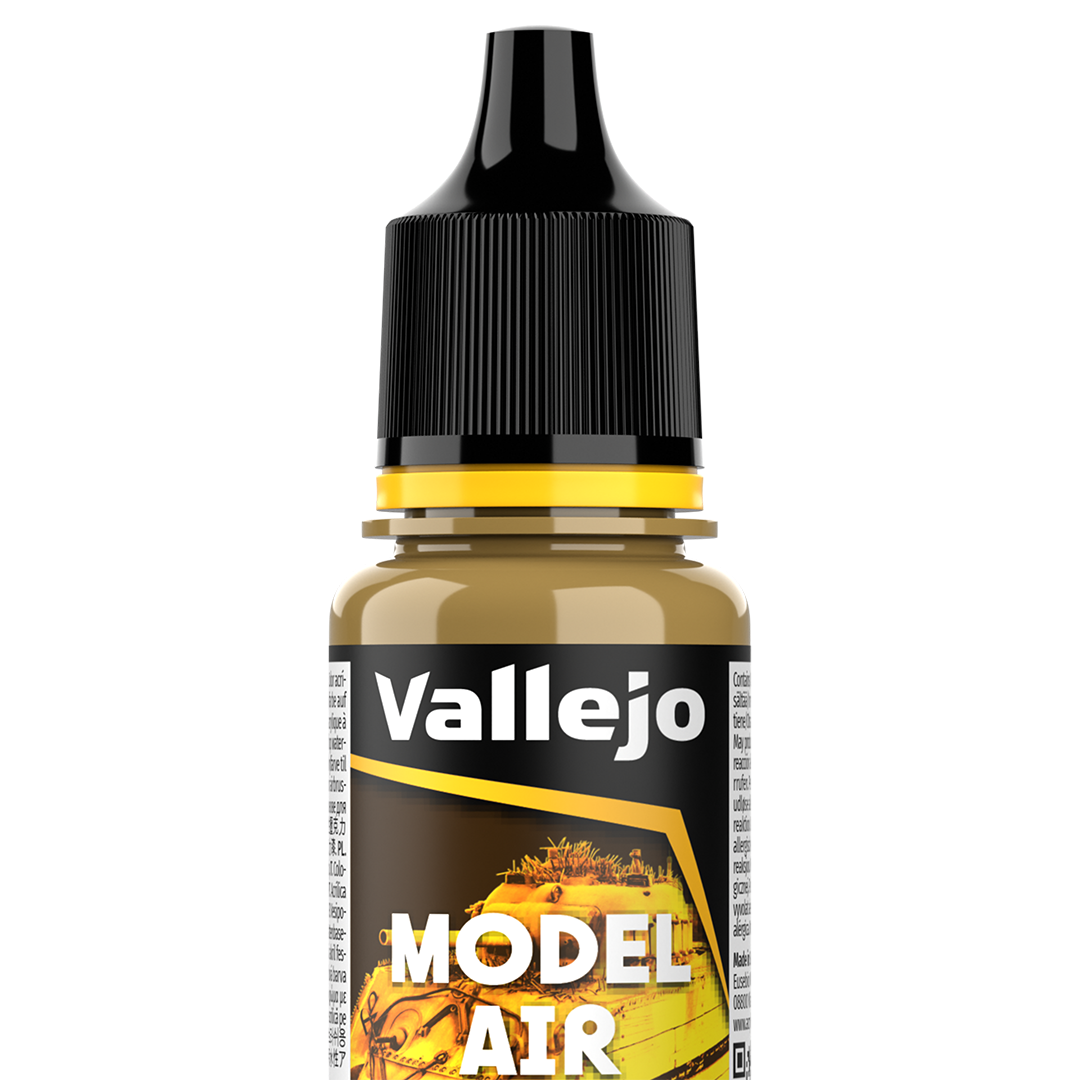 Peinture acrylique Prince August Model Air - flacon 18 ml - Jaune Foncé RAL7028 - Dark Yellow RAL7028
