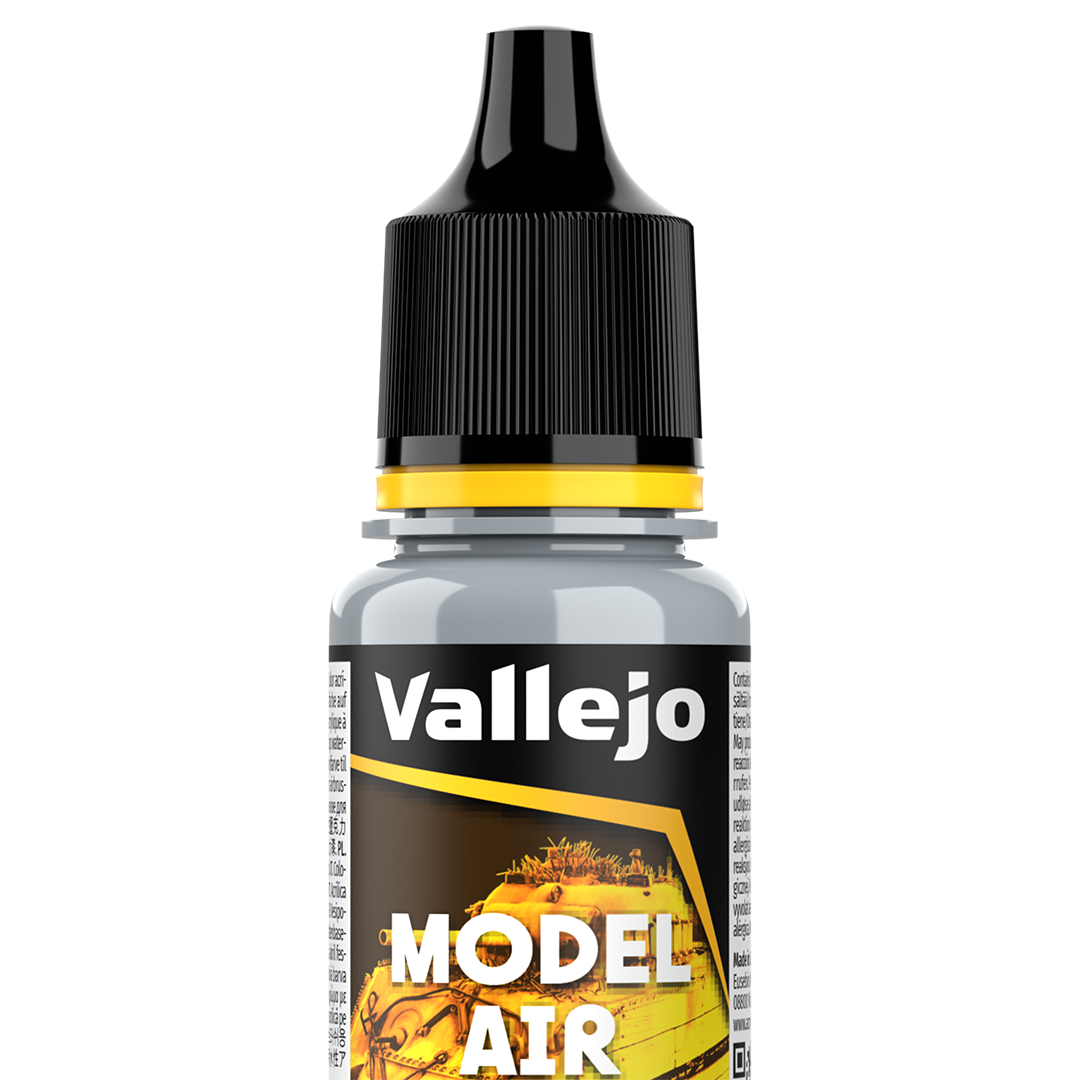 Peinture acrylique Prince August Model Air - flacon 18 ml - Gris Bleu Clair - Pale Blue Grey