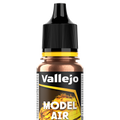 Peinture acrylique Prince August Model Air - flacon 18 ml - Cuivre Métallique - Copper
