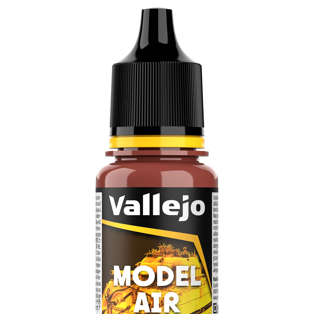 Peinture acrylique Prince August Model Air - flacon 18 ml - Brun RLM26 - Brown RLM26