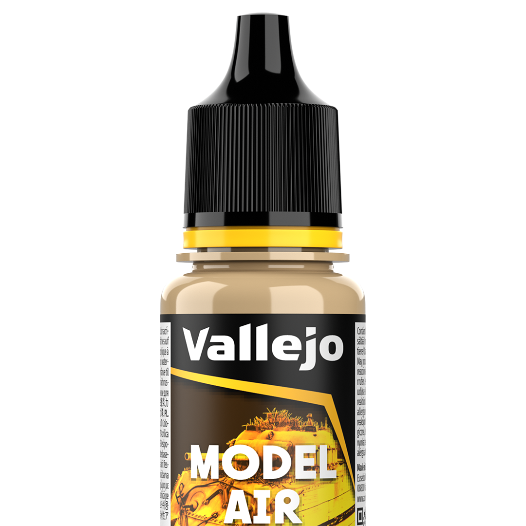 Peinture acrylique Prince August Model Air - flacon 18 ml - Armure Désert US 686 - US Desert Armour 686