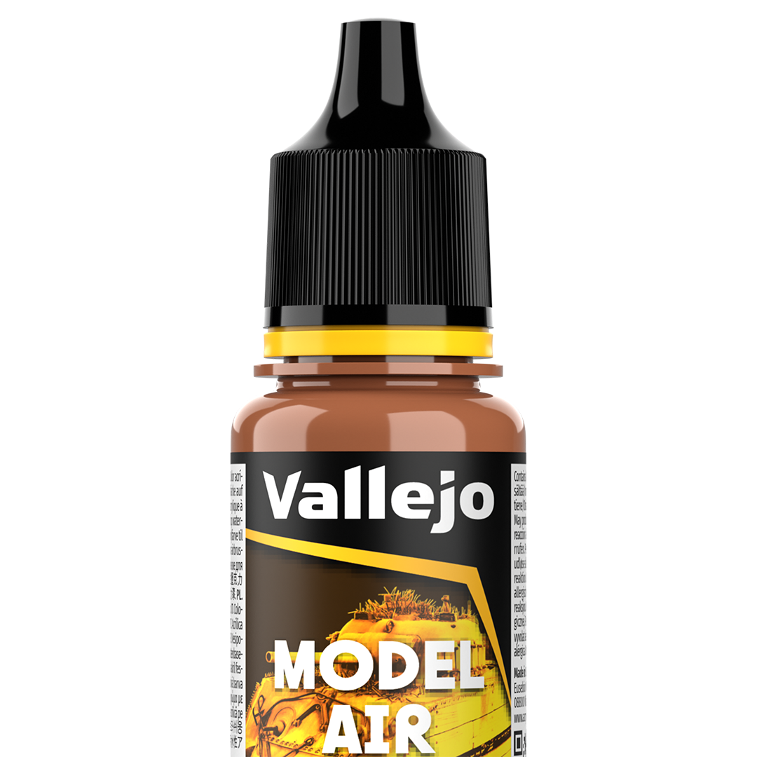 Peinture acrylique Prince August Model Air - flacon 18 ml - Oxyde clair - Light Rust