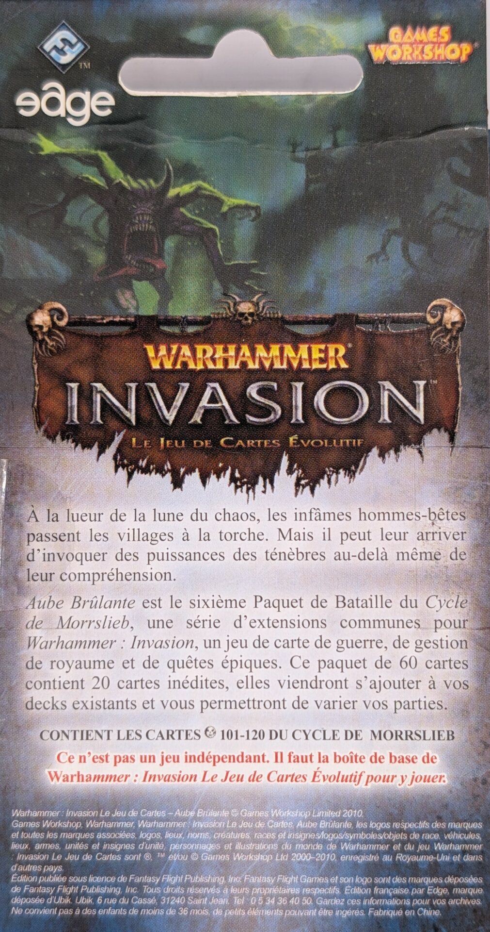 Aube Brûlante [Warhammer Invasion]