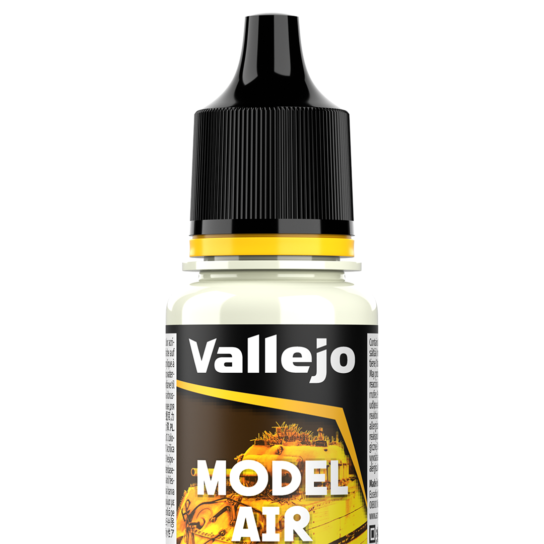 Peinture acrylique Prince August Model Air - flacon 18 ml - Blanc Insigne - Insignia White