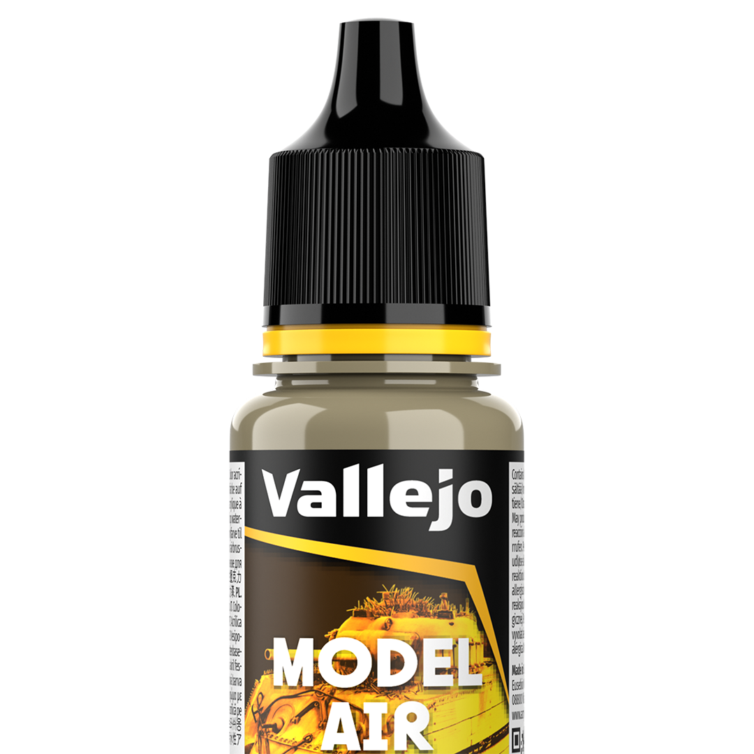 Peinture acrylique Prince August Model Air - flacon 18 ml - Gris Cendré IJN - IJN Ash Grey