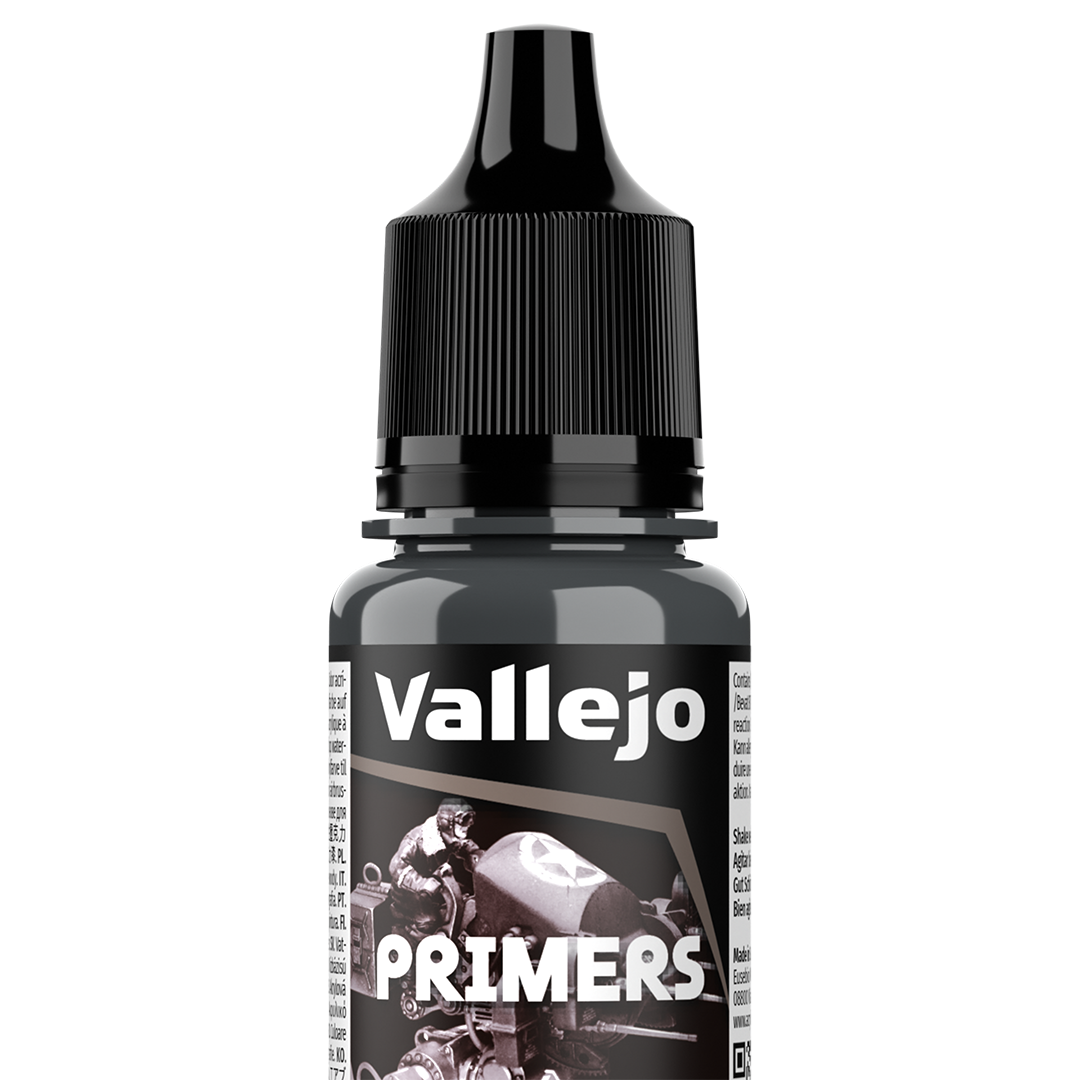 Apprêt Prince August Surface Primer - flacon 18 ml - Gris Panzer All. RAL7021 - German Panzer Grey RAL7021
