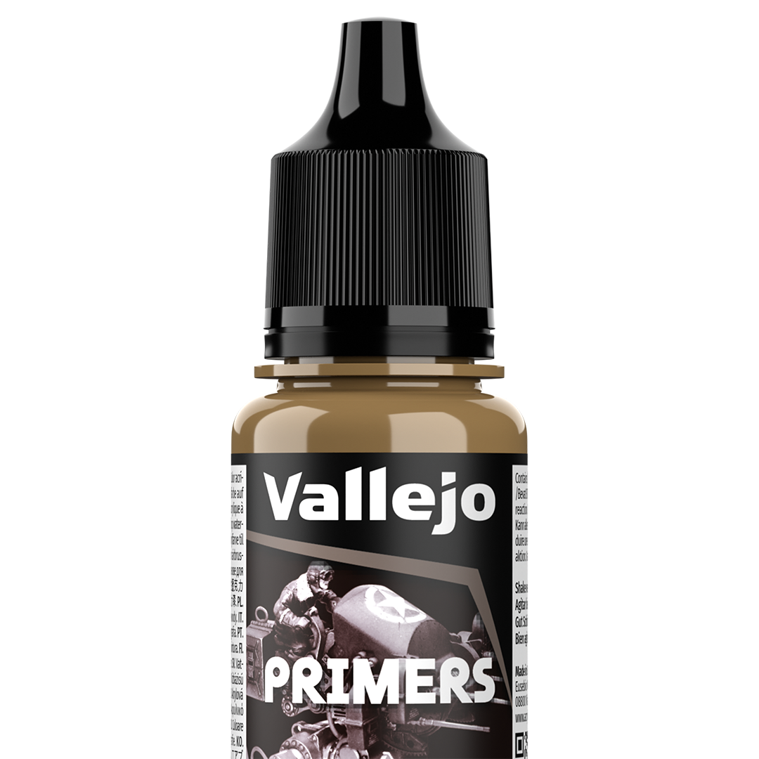 Apprêt Prince August Surface Primer - flacon 18 ml - Primer Vert Brun Allemand RAL8000 - German Green Brown RAL8000