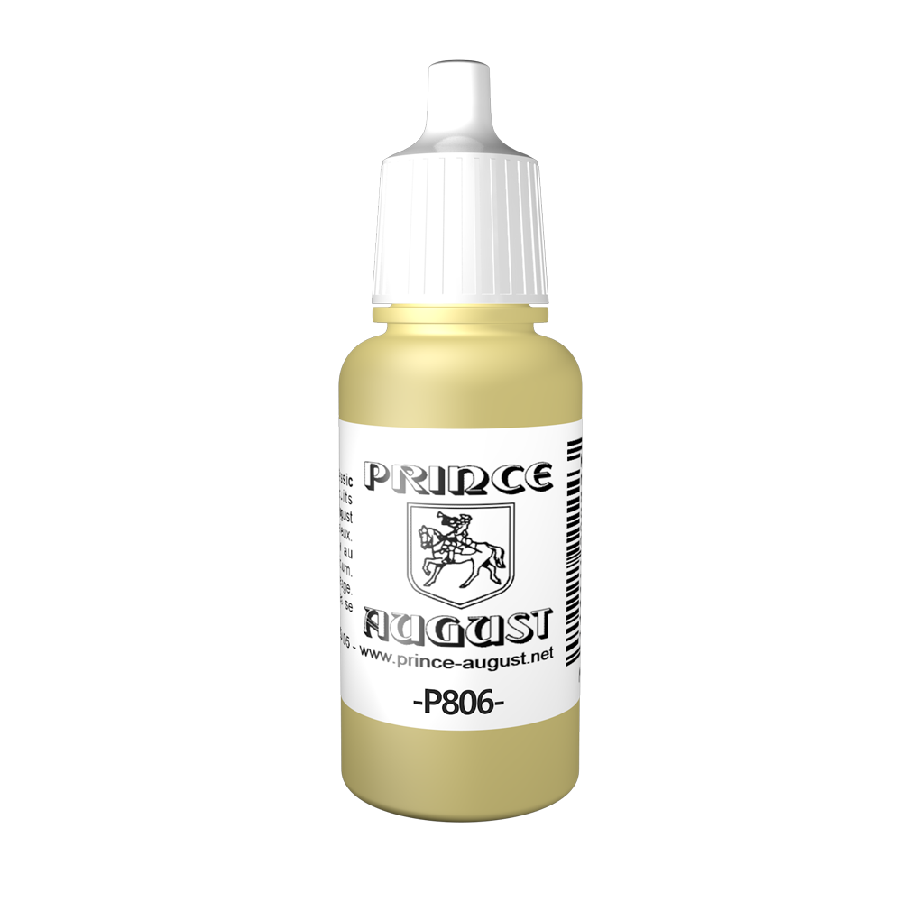 Peinture acrylique Prince August Classic - flacon 17 ml - 12 - Jaune Allemand