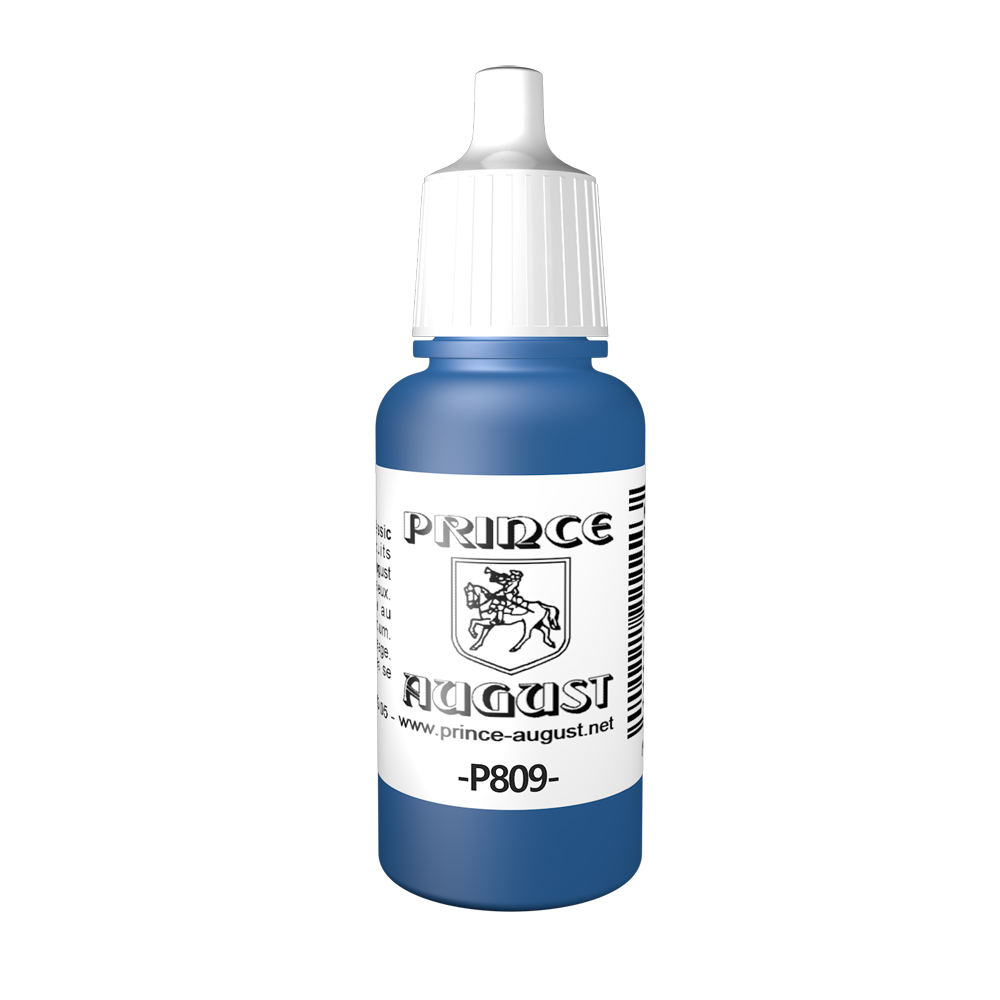 Peinture acrylique Prince August Classic - flacon 17 ml - 54 - Bleu Roi