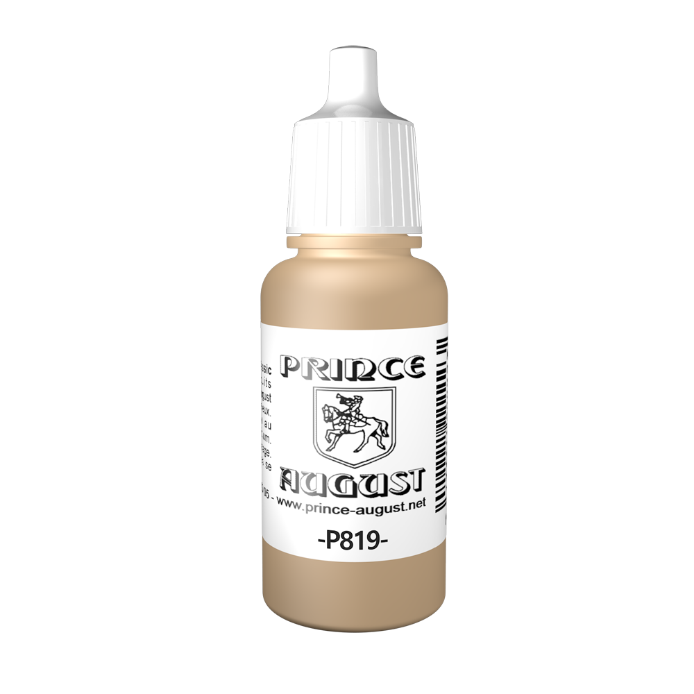 Peinture acrylique Prince August Classic - flacon 17 ml - 124 - Sable Irakien