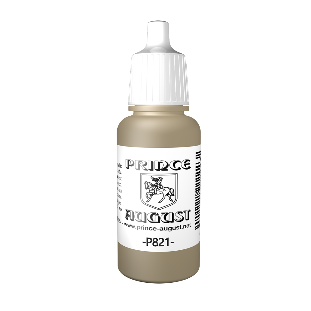 Peinture acrylique Prince August Classic - flacon 17 ml - 103 - Beige Cam. Allem. WWII