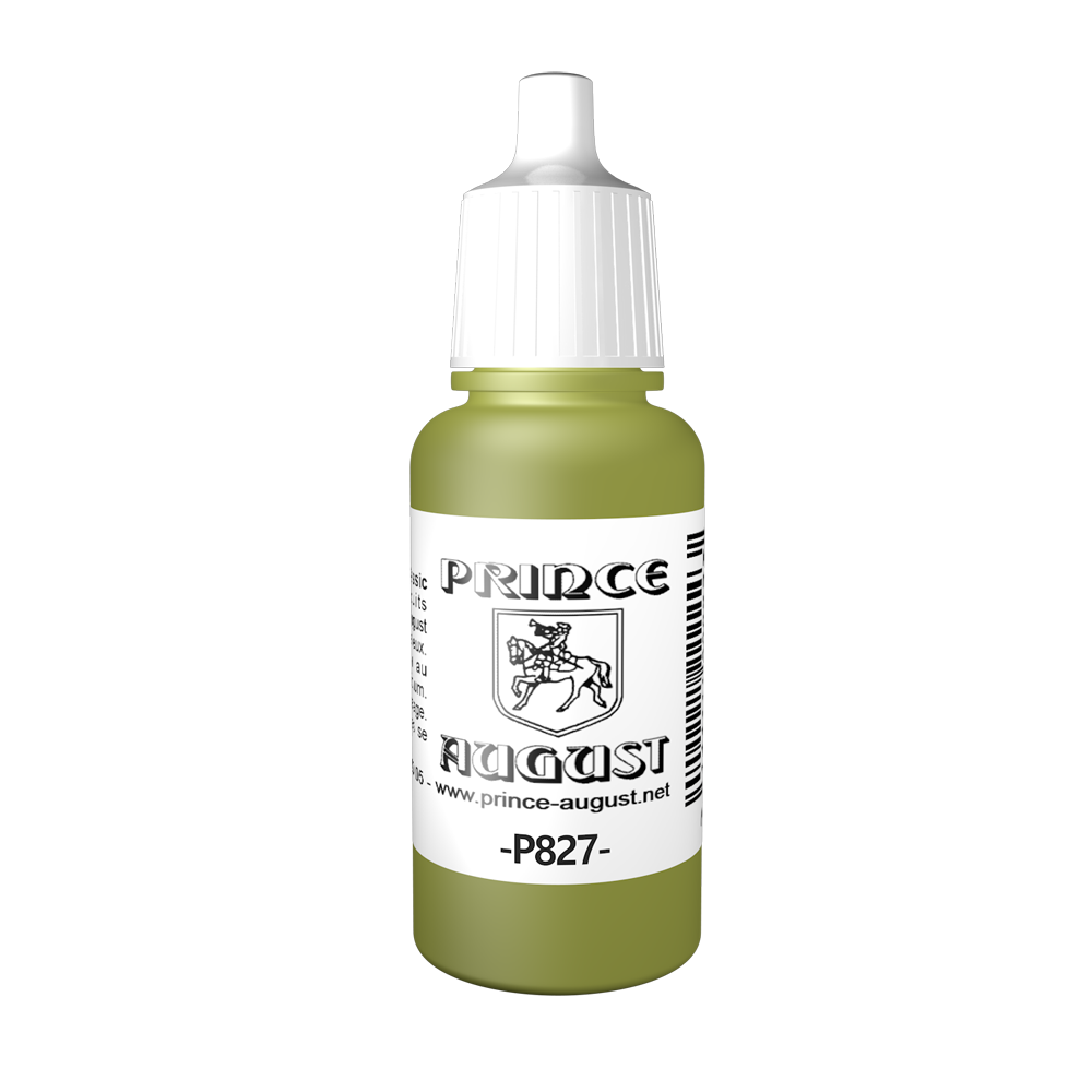 Peinture acrylique Prince August Classic - flacon 17 ml - 77 - Vert Citron