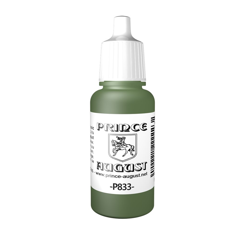 Peinture acrylique Prince August Classic - flacon 17 ml - 80 - Cam. Allem. Vert Clair