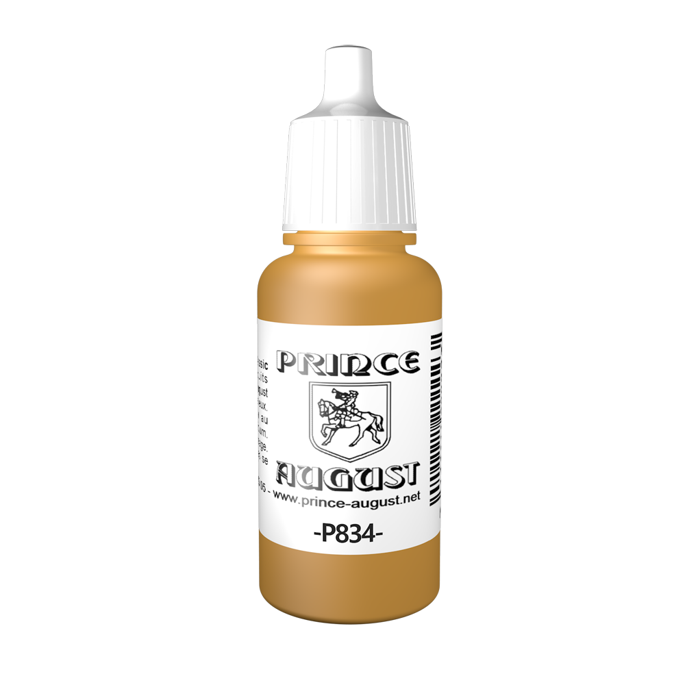 Peinture acrylique Prince August Classic - flacon 17 ml - 183 - Bois Naturel Transp.