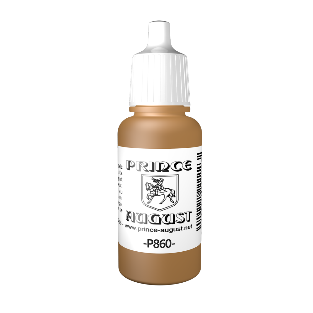 Peinture acrylique Prince August Classic - flacon 17 ml - 21 - Chair Moyen