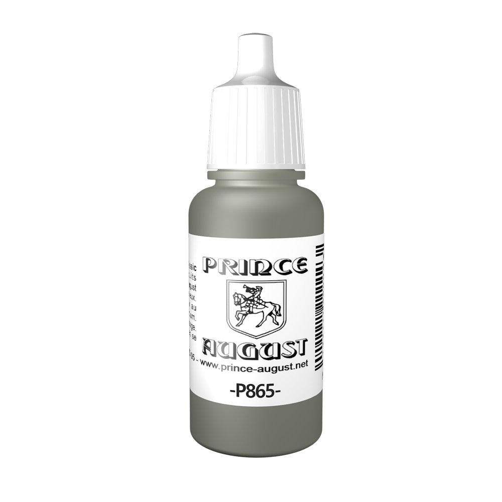 Peinture acrylique Prince August Classic - flacon 17 ml - 177 - Acier graissé