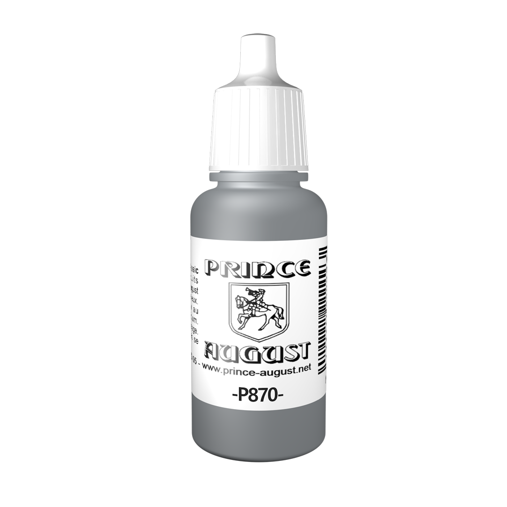 Peinture acrylique Prince August Classic - flacon 17 ml - 158 - Gris Marine Moyen