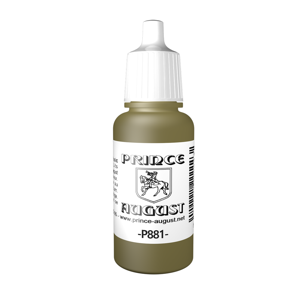 Peinture acrylique Prince August Classic - flacon 17 ml - 112 - Vert jaune