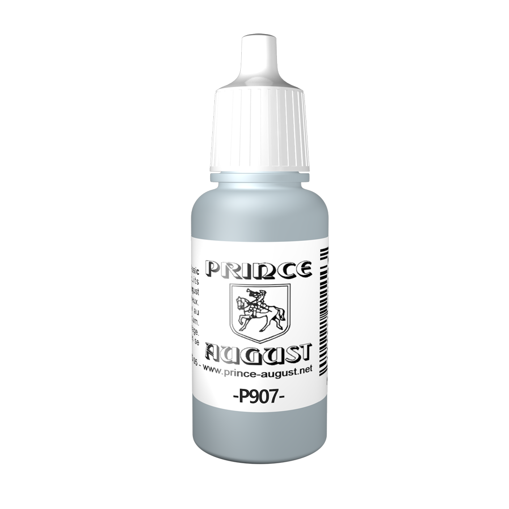Peinture acrylique Prince August Classic - flacon 17 ml - 153 - Bleu Gris Clair