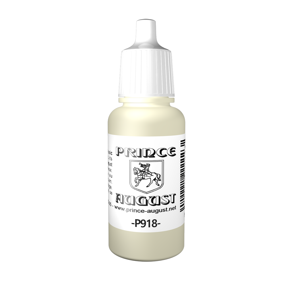 Peinture acrylique Prince August Classic - flacon 17 ml - 5 - Ivoire Os