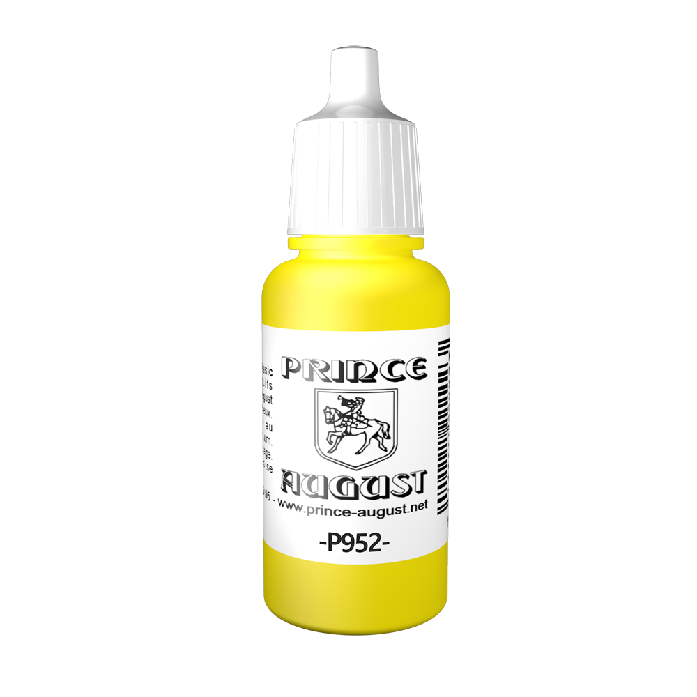 Peinture acrylique Prince August Classic - flacon 17 ml - 11 - Jaune Citron
