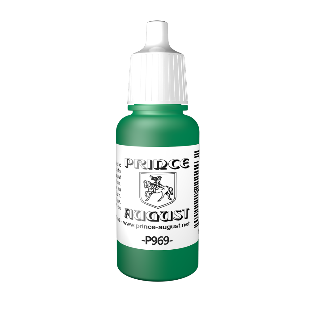 Peinture acrylique Prince August Classic - flacon 17 ml - 73 - Vert
