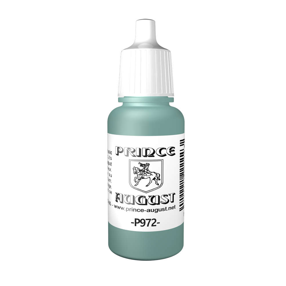 Peinture acrylique Prince August Classic - flacon 17 ml - 107 - Vert Bleu Pâle