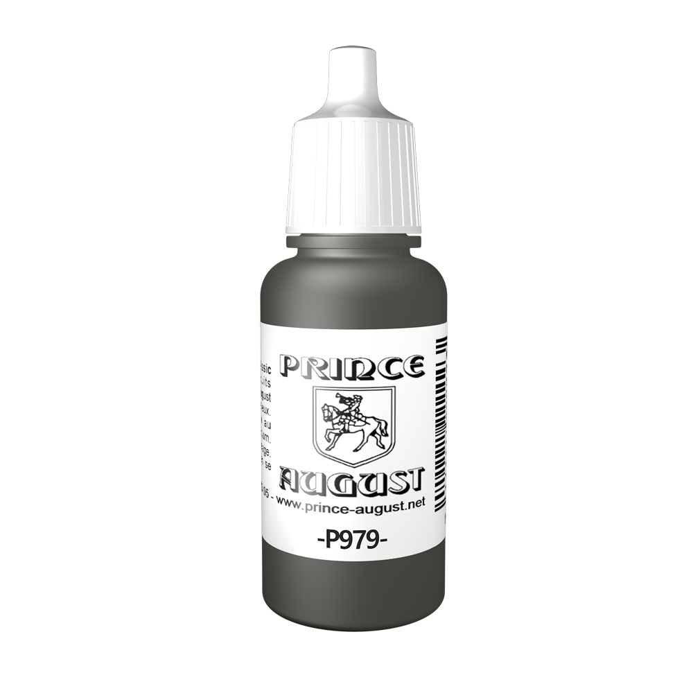 Peinture acrylique Prince August Classic - flacon 17 ml - 97 - Vert Camouflage
