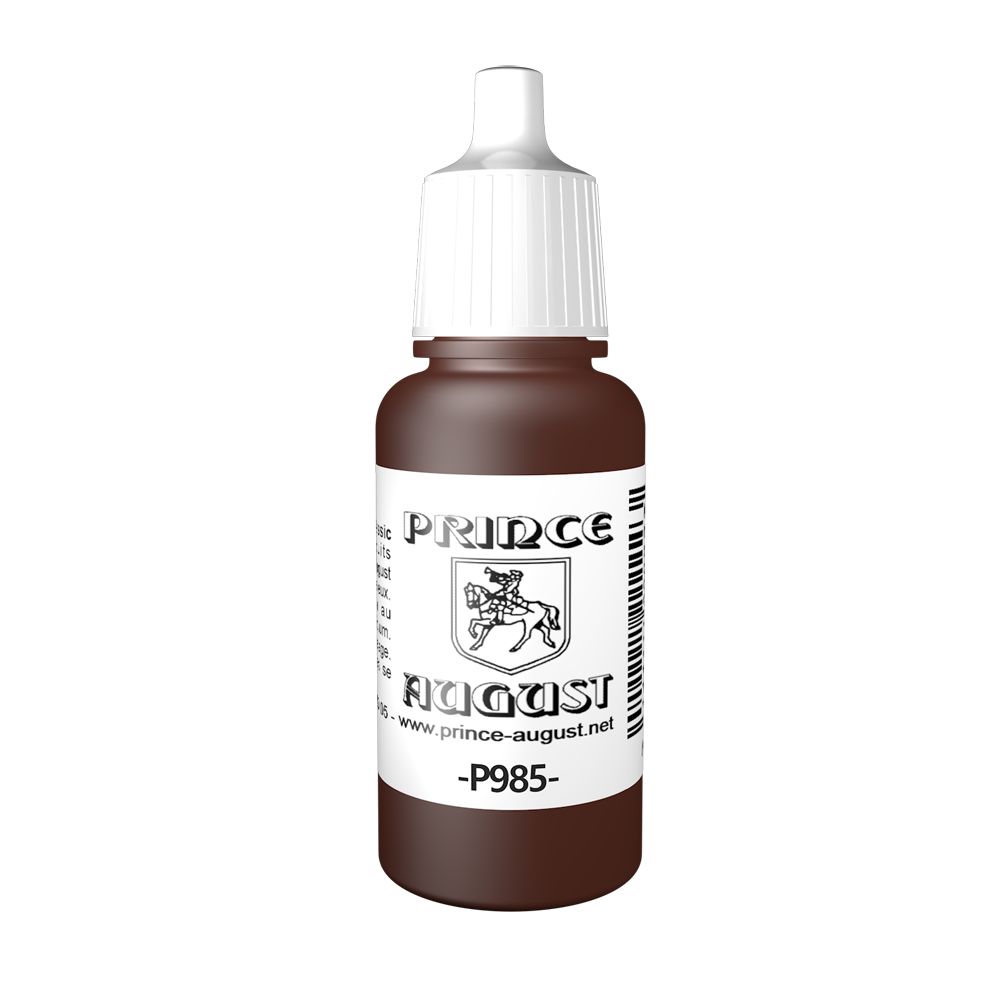 Peinture acrylique Prince August Classic - flacon 17 ml - 146 - Marron Royal Navy